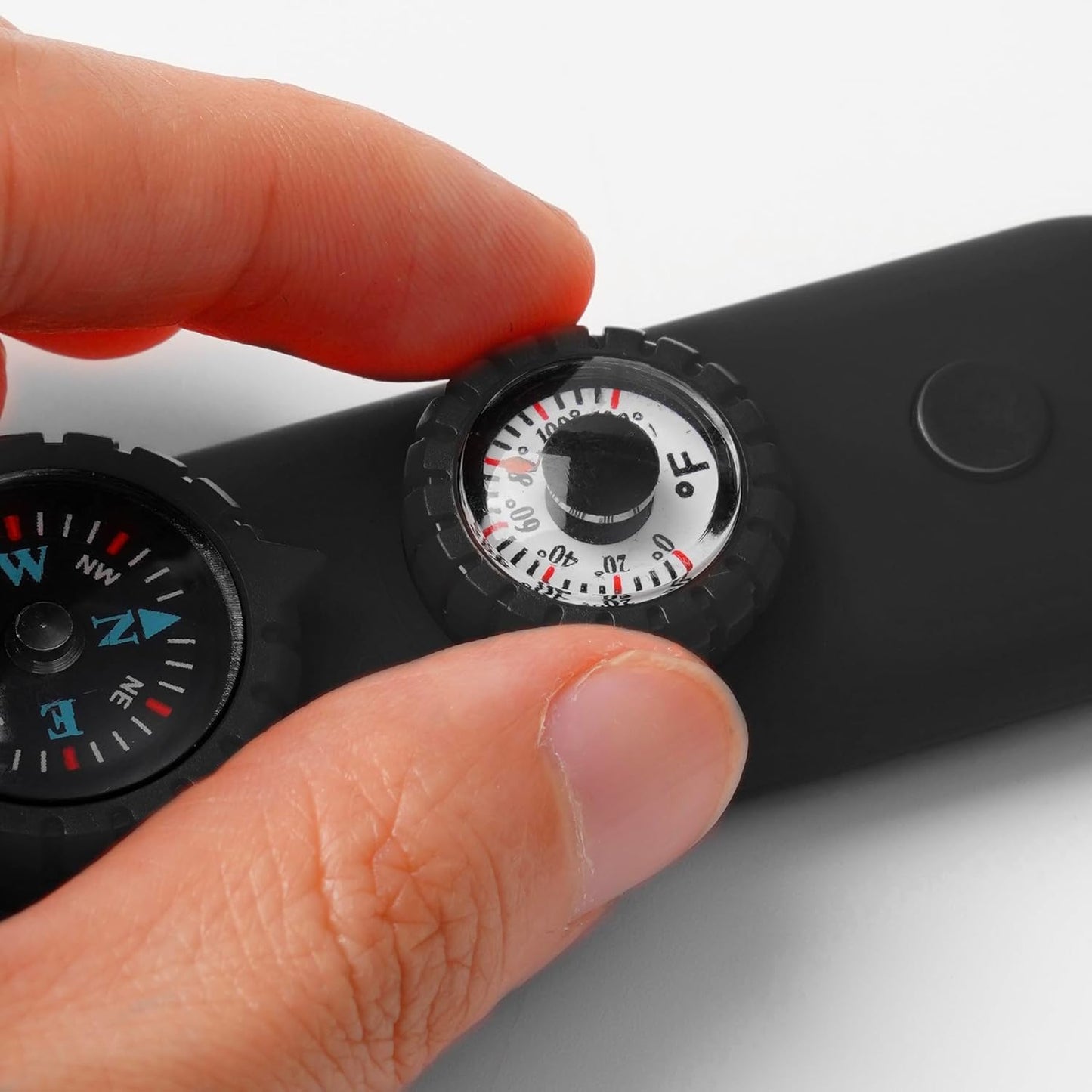 Emergency Survival Safety Whistle，Whistle for Kids with Lanyard,Compass,Thermometer,Ideal for Kayaking, Boating, Hiking, Camping, Climbing