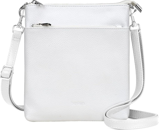 befen Genuine Leather Small Crossbody Purses for Women Travel Cross Body Bags Lightweight with Adjustable Shoulder Strap