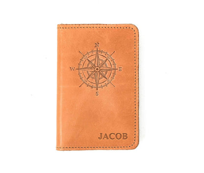 Personalized Leather Field Notes Wallet, Field Notes Cover, Passport Wallet, Handmade in Arizona