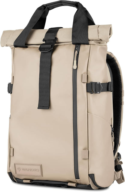 WANDRD All New PRVKE 21L V4: Weatherproof Travel and Camera Backpack, Everyday Carry Bag with Laptop Sleeve, Quick Side Access, Rolltop Expansion, Clamshell Opening – Versatile Photography Backpack