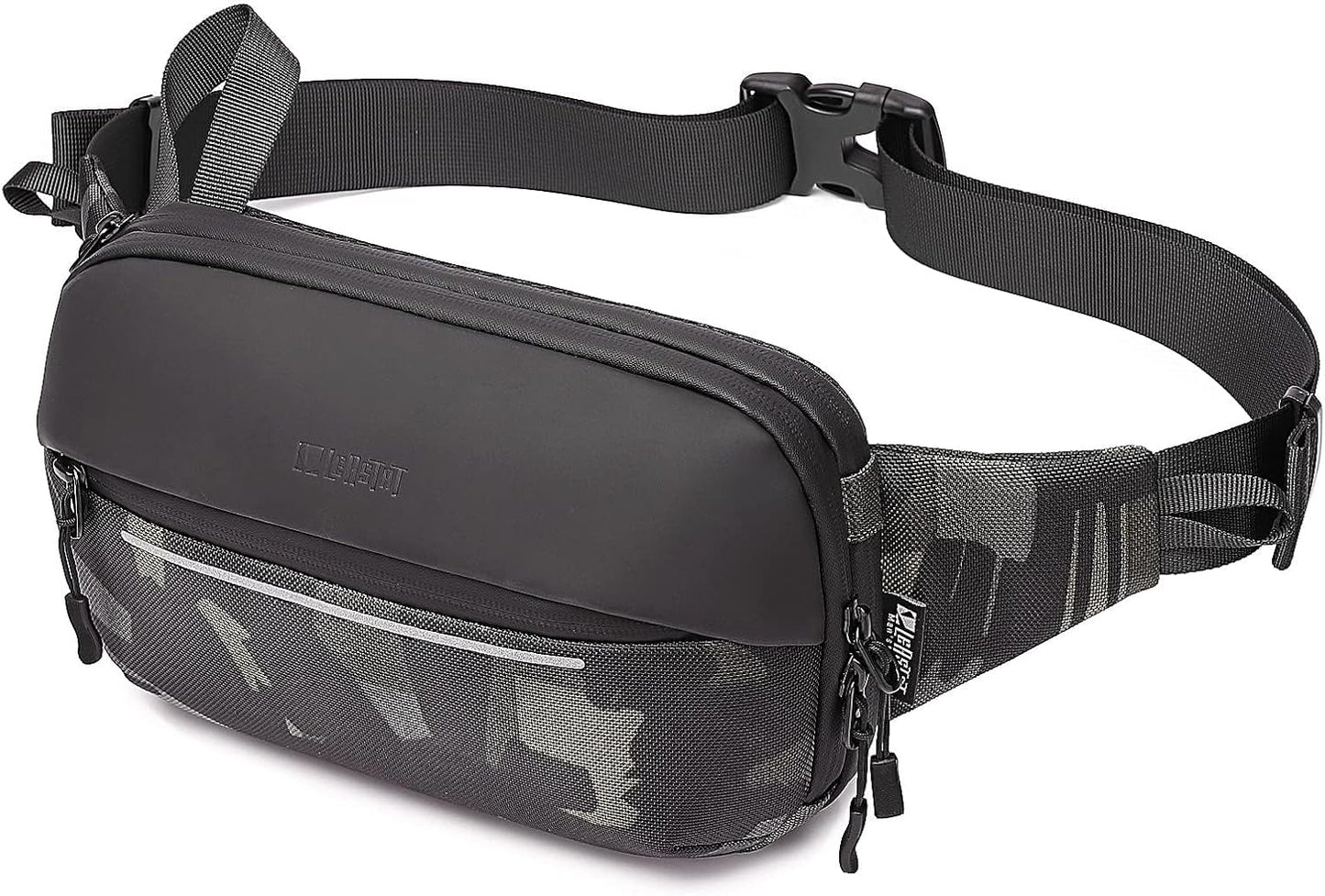 Crossbody Fanny Pack Belt Bag for Women & Men with Multi-Pockets, Waterproof Sling Bag for Travel, Running, Hiking, Cycling, Fashion Waist Bag Fits All Phones, Perfect Running Bag