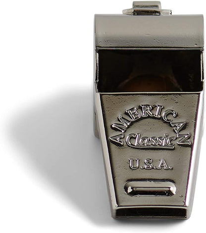 American Whistle Corporation American Classic Whistle - 126 db Solid Brass Whistle with Paracord Lanyards and Safe-T-Tip - Made in America