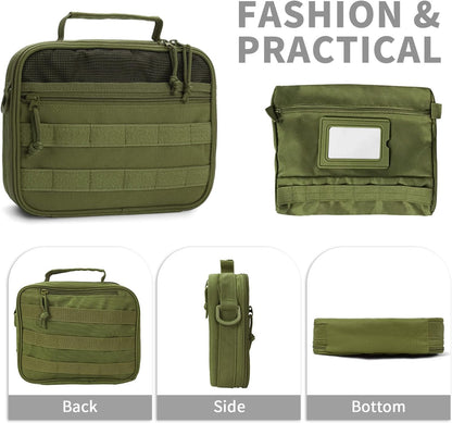 VELVEBAG Mens Toiletry Travel Bag Hanging Toiletry Bag Toiletry Bag Shaving Bag for Men Travel for Cosmetic,Toiletries,Accessories Green