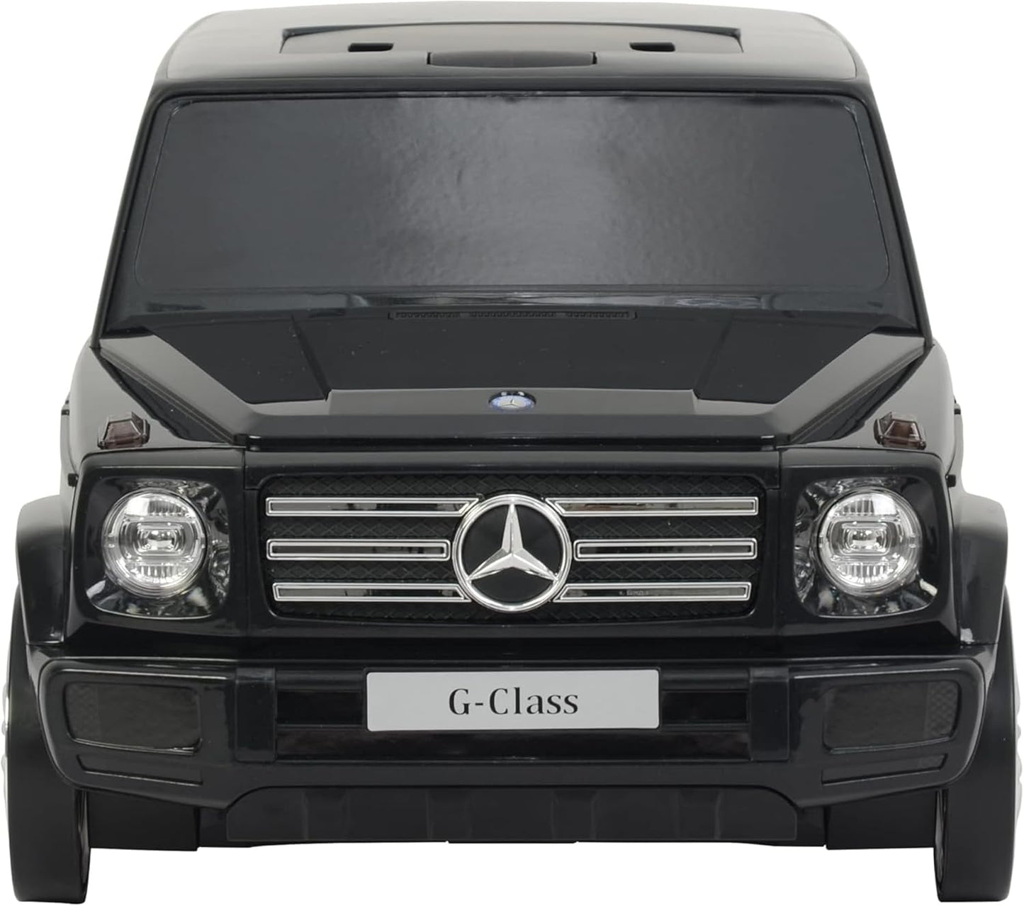 Best Ride On Cars Mercedes G-Class Suitcase Ride On Push Car, Carry-On Luggage for Travel, Realistic Car Look, Inbuilt Storage Space, Compact Size, For Kids Aged 2-6 Years, Large, Black