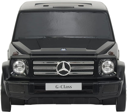 Best Ride On Cars Mercedes G-Class Suitcase Ride On Push Car, Carry-On Luggage for Travel, Realistic Car Look, Inbuilt Storage Space, Compact Size, For Kids Aged 2-6 Years, Large, Black