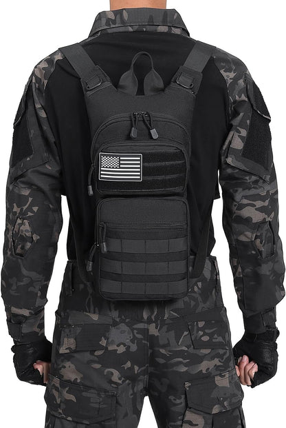 ATBP Insulated Water Hydration Pack Bag with 3L TPU Bladder Tactical Molle Hydration Backpack for Hiking Cycling Running