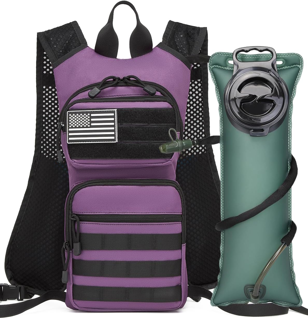 ATBP Insulated Hydration Pack Hiking Water Backpack Running Vest with 3L TPU Bladder Bag for Marathon Cycling Men