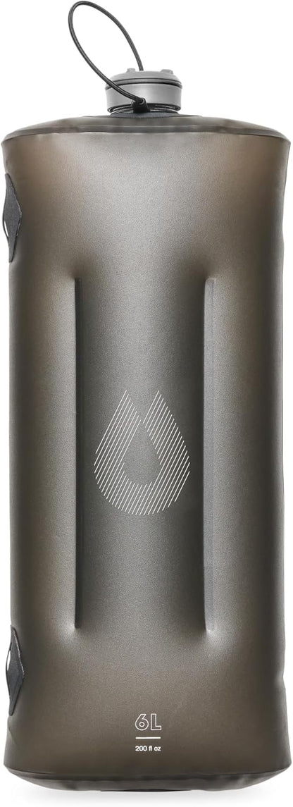 HydraPak Seeker - Collapsible Water Storage (6 Liter)- BPA & PVC Free Camping Hydration Reservoir Bag
