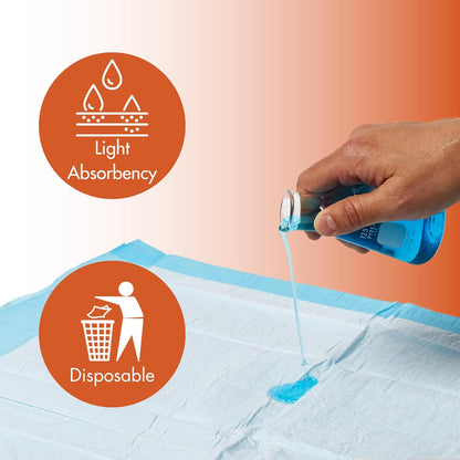 Caring Disposable Underpads, Baby Changing Liner Pads, Light Absorbency, 17 x 24 in, 300-Pack