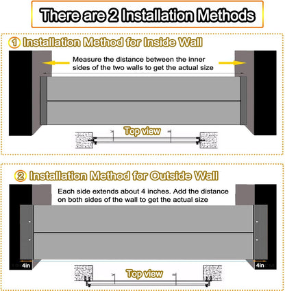 Reusable Flood Barrier, 3/4/5/6/7/8/9/10/11/12/13ft Long Heavy Duty Aluminum Water Barrier Shield for Sliding Glass Door/Driveway/Home Doorway, Removable Stopper Shield with Rubber(H 3.3ft