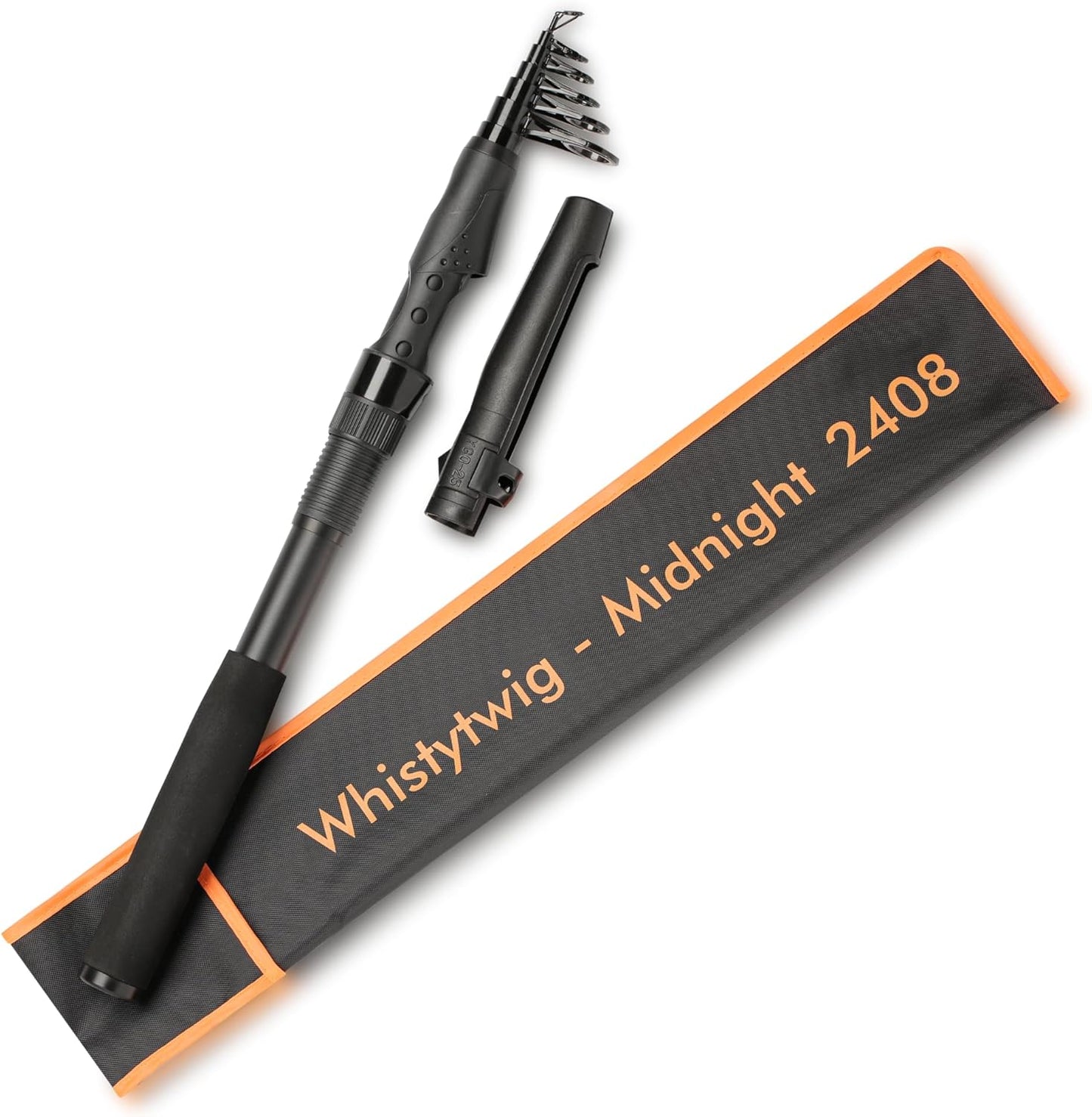 Whistytwig Telescopic Fishing Rod - Versatile Retractable Telescoping Fishing Pole, Collapsible Fishing Rod, Ideal Travel Rod