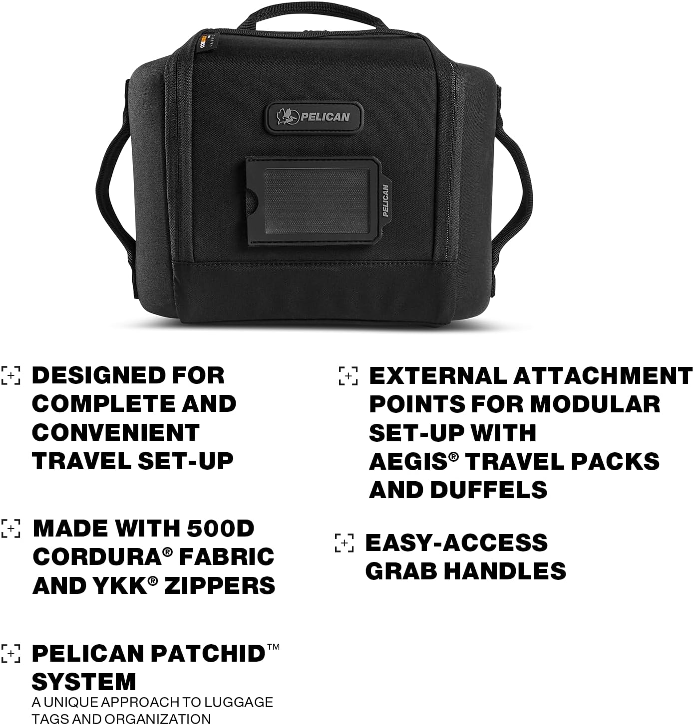 Pelican ModPak AV Pouch - Camera Bag and Lens Case - Double (Black)
