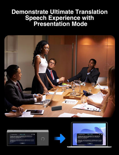 Timekettle X1 AI Interpreter Hub — 40-Language, Two-Way Translation Device for up to 50 Users. Perfect for Business, K-12 Education, and Real-time multilingual speeches
