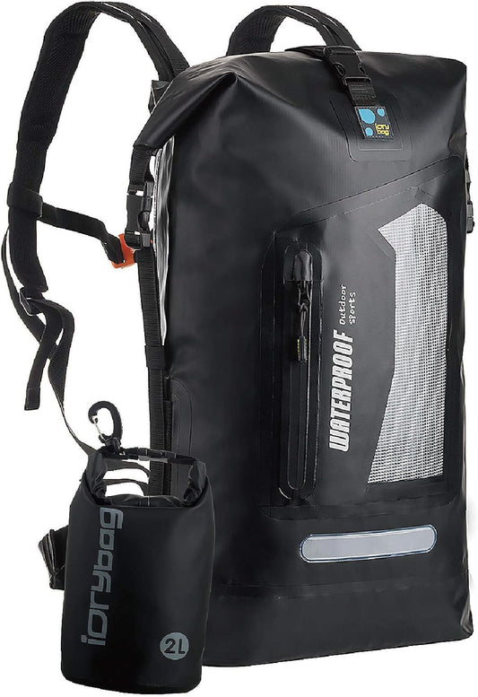 IDRYBAG Waterproof Backpack for Men 20L/30L/40L, Floating Dry Bag Kayak, Dry Backpack Hiking
