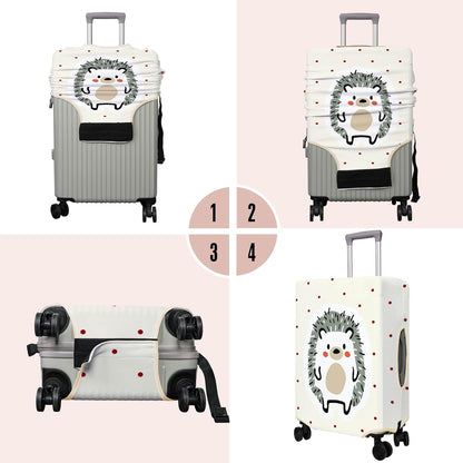 Travel Luggage Cover Suitcase Protector Fits 18-32 Inch Wheel Covers PatternedTravel Related Items Flower Luggage Protector Elastic S