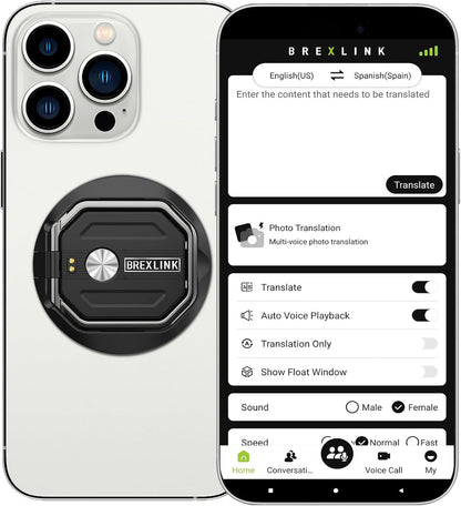 3-in-1 AI Translator Recorder, Language Translator Device, NO FEE for Translate & Transcribe, 140+ Language Translator, Online/Offline/Video/Photo Translation for Meeting Lecture Travel (Version 1)
