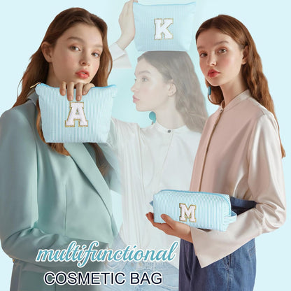 YOOLIFE Gifts for Women Her, Makeup Bag Make Up Bag Pouch Cosmetics Organizer Bag Cute Makeup Bag Skincare Bag Personalized Best Friend Wife Birthday Gift Graduate Gifts for Her W