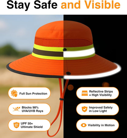 GearTOP Safari Sun Hat for Men and Sun Hats for Women UV Protection UPF 50+ Hiking, Gardening, Fishing