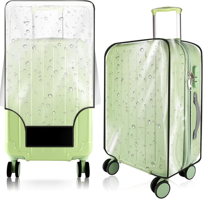 Thicken Clear Luggage Cover Protector, 20" PVC Luggage Covers for Suitcase Waterproof Dustproof Anti-scratch Travel Suitcase Covers Case for Wheeled Luggage