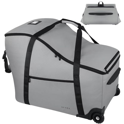 Car Seat Bags for Air Travel Fit Chicco Keyfit 35 and Anti-rebound Bar Base, Fit Doona Car Seat Stroller and Base, Nuna Pipa Travel Bag, Infant Car Seat Bag, Doona Travel Bag