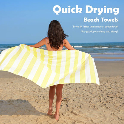 Your Choice Microfiber Quick Dry Sand-Free Beach Towel for Adults & Kids (67x35 Inch, 60x30 Inch) - Oversized, Compact, Lightweight, Absorben