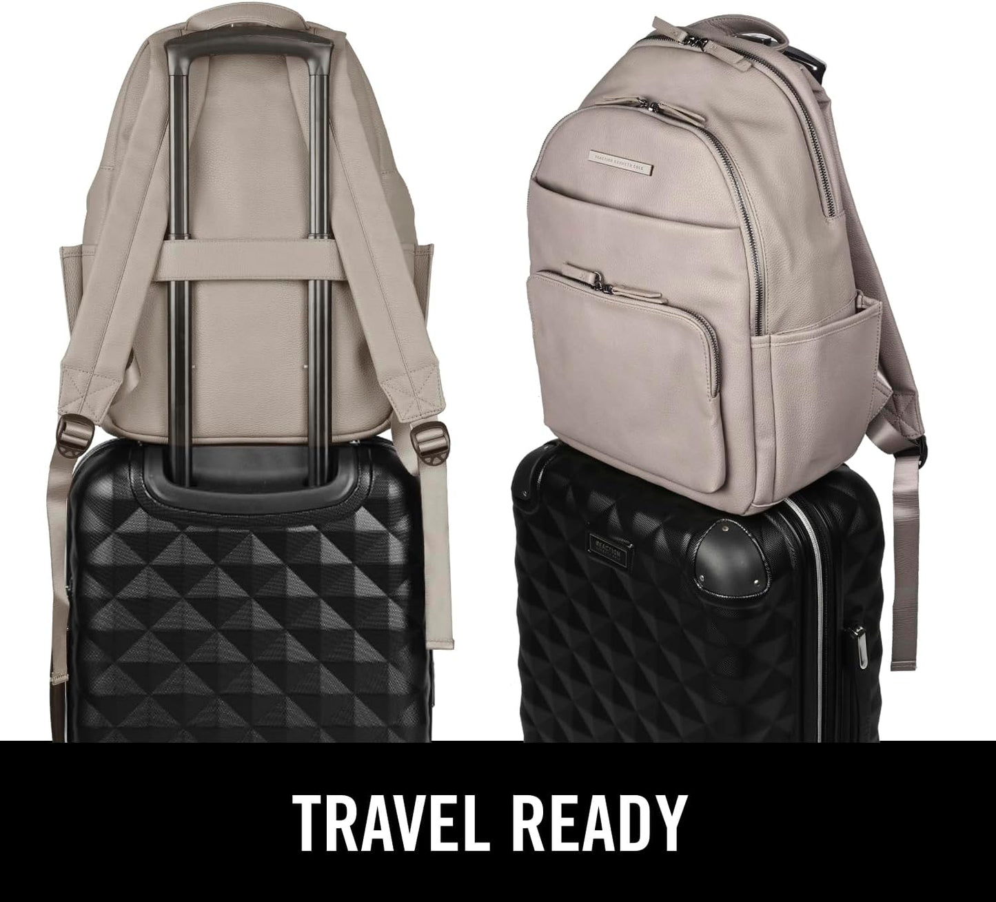 Kenneth Cole REACTION Marley Backpack, Taupe, 15" Laptop