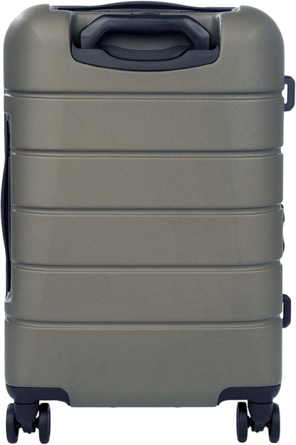 Eddie Bauer Glacier Checked 30" Luggage | Hardside | Spinner Wheels | Expandable | Lightweight | Travel Essentials - Sprig Green