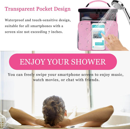 Mesh Shower Caddy,Portable HangingTravel Toiletry Bag Dorm Room Essentials for College Students Girls,Large Makeup Organizer for Full-Sized Toiletries,Travel Essentials for Women Girls Camping Beach