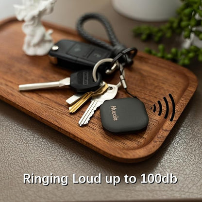 Air Tags-2 Pack Bluetooth Item Finders Work for Apple Find My APP(iOS Only) Tracker Tags for Keys, Luggage, Backpack, Smart Tag with Lanyard