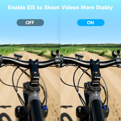 AKASO Brave 4 Action Camera 4K 30fps with 64GB MicroSD Card Bundle 20MP Ultra HD 131FT Waterproof Underwater Camera EIS WiFi Remote Control 5X Zoom Sport Cameras with Bicycle Accessories Kit