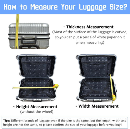 Luggage Cover for Suitcase Elastic Suitcase Cover Protector, Carry On Luggage Sleeve Anti Scratch Travel Essentials Fits 20-22