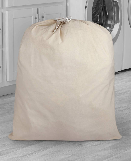 Urban Villa Laundry Bags Canvas|Dirty Clothes Travel Laundry Bag|Machine Washable|Reusable College Hostel Hamper Liner Bag - 1 Pack|Size 28 x 36 Inches