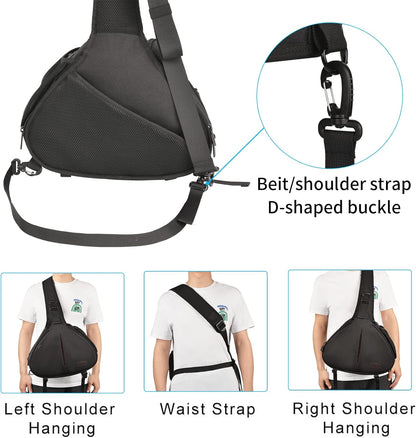 CADeN Camera Bag Sling Shoulder Bag Camera Case Waterproof with Rain Cover Tripod Holder, Compatible for DSLR/SLR Cameras (Canon Nikon Sony Pentax) and Accessories Shoulder Camera Bag