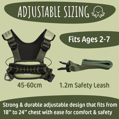 Hobble De Hoo Child Safety Harness | Premium Adjustable Toddler & Kids Harness Ages 2–7 | Autism Support