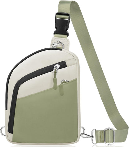 TOPEAST Anti Theft Crossbody Bag for Women Men, Small Sling Bag Crossbody Bags for Women Travel Sport Hiking Workout