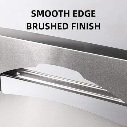 Toilet Seat Cover Dispenser,Commercial Stainless Steel Brushed Toilet Seat Cover Holder for Disposable Toilet Seat Covers Wall Mount for Bathroom Restroom