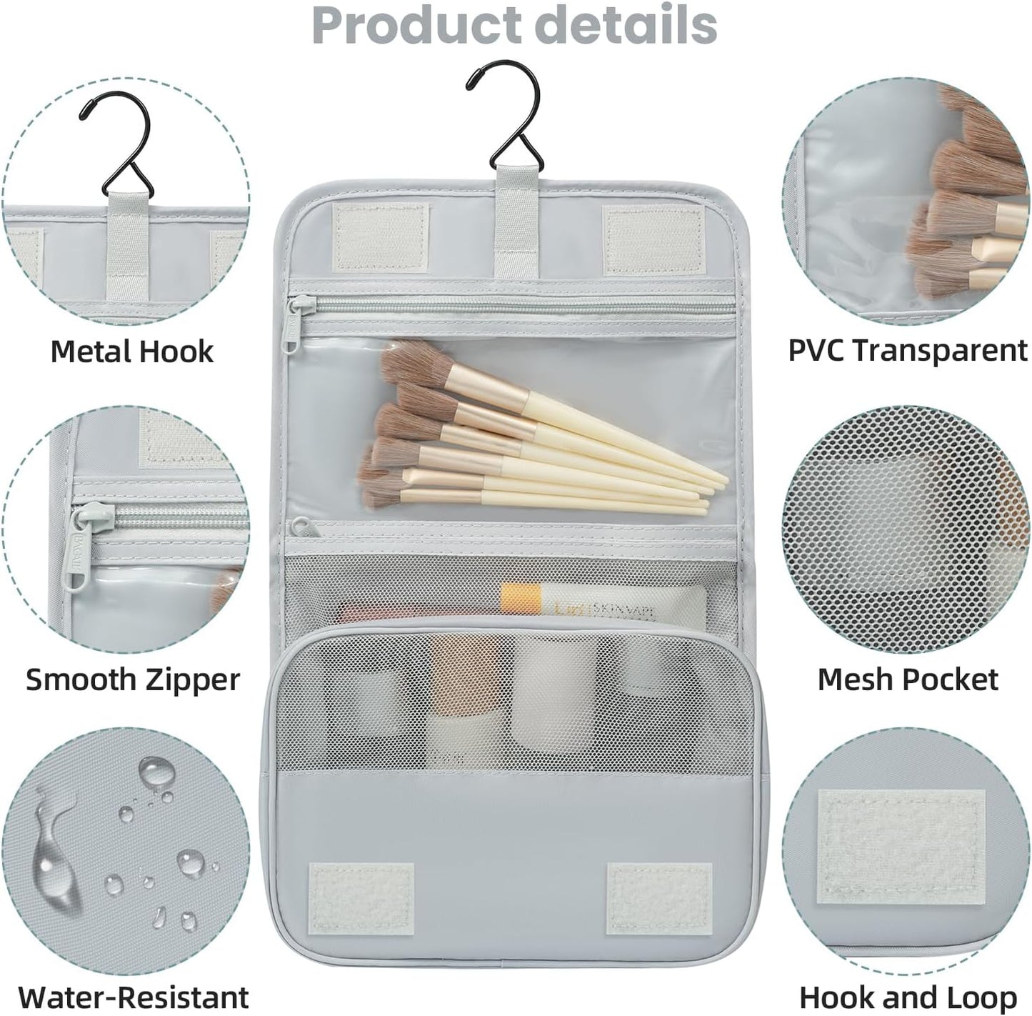 BAGAIL 6 Set/8 Set/10 Set Packing Cubes Various Sizes Packing Organizer for Travel Accessories Luggage Carry On Suitcase