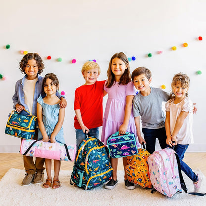Wildkin Kids Insulated Lunch Box – Durable and Reusable for School & Travel - Firefighters