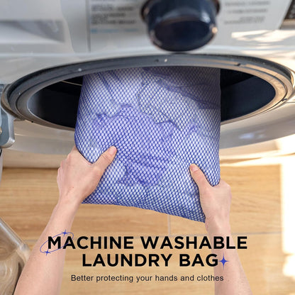 8 Set Compression Packing Cubes for Travel Essentials,Compressible Expandable Packing Cubes for Suitcase,OlarHike Luggage Organizer Bags for Travel,Handy Helper for Organizing Clothes(Klein Blue)