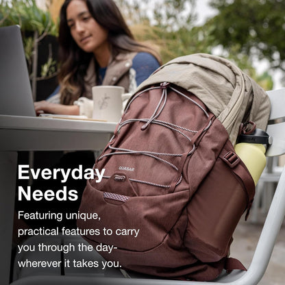 Osprey Quasar 26L Commuter Backpack, Alpaca Tan/Latte Brown Heather