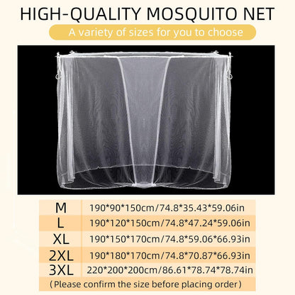 4 Corners Mosquito Net for Mosquiteros para Camas Bed Canopies Netting Bed Drapes Rectangular Mosquito Mesh for Camping Home Outdoor Travel(White,L75 X W47 X H59 Inch,Opening)