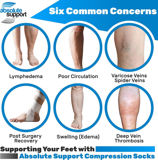 (3 Pairs - Closed Toe) Made in USA - Plus Size Compression Stockings for Women 15-20mmHg - Womens Sheer Compression Knee High for Varicose Veins, Swelling, Pain Relief - Black, 2X-Large - A101BL5-3