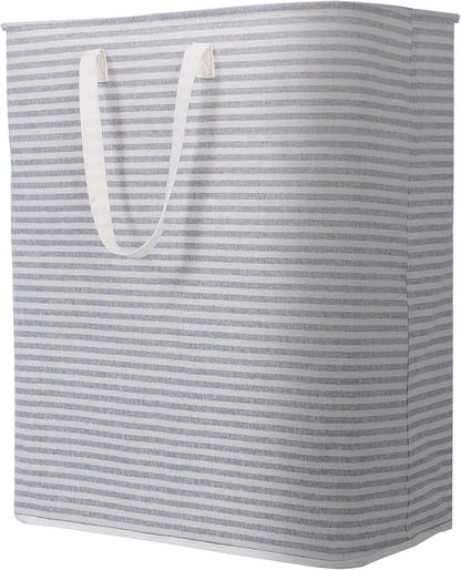 Lifewit Laundry Hamper Large Collapsible Laundry Basket, Freestanding Waterproof Clothes Hamper Storage with Easy Carry Handles for Clothes in Bedroom Bathroom College Dorm for Adults, Grey, 125L