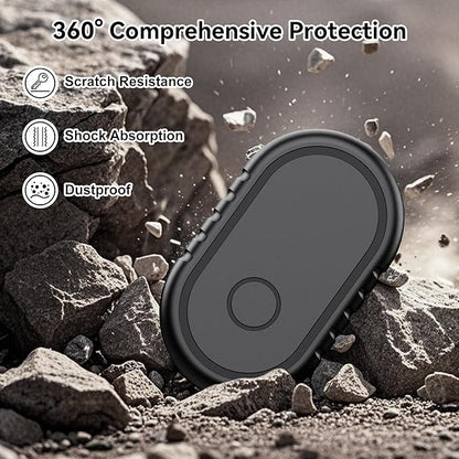 4 Pack for Samsung Smart Tag 2 Adhesive Mount, ABS Waterproof Case with 3M Adhesive Sticker Stick on Car/Bike/Luggage & More for Galaxy Smart Tag 2, Hidden Smarttag2 Full Protective Holder Anti-Lost