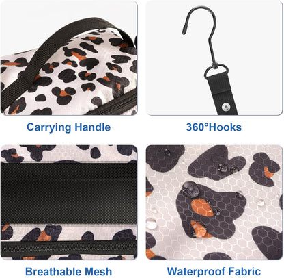 Suitcase Organizer, Travel Luggage Organizer Portable Hanging Travel Shelves Collapsible Hanging Packing Cubes for Carry on Suitcase