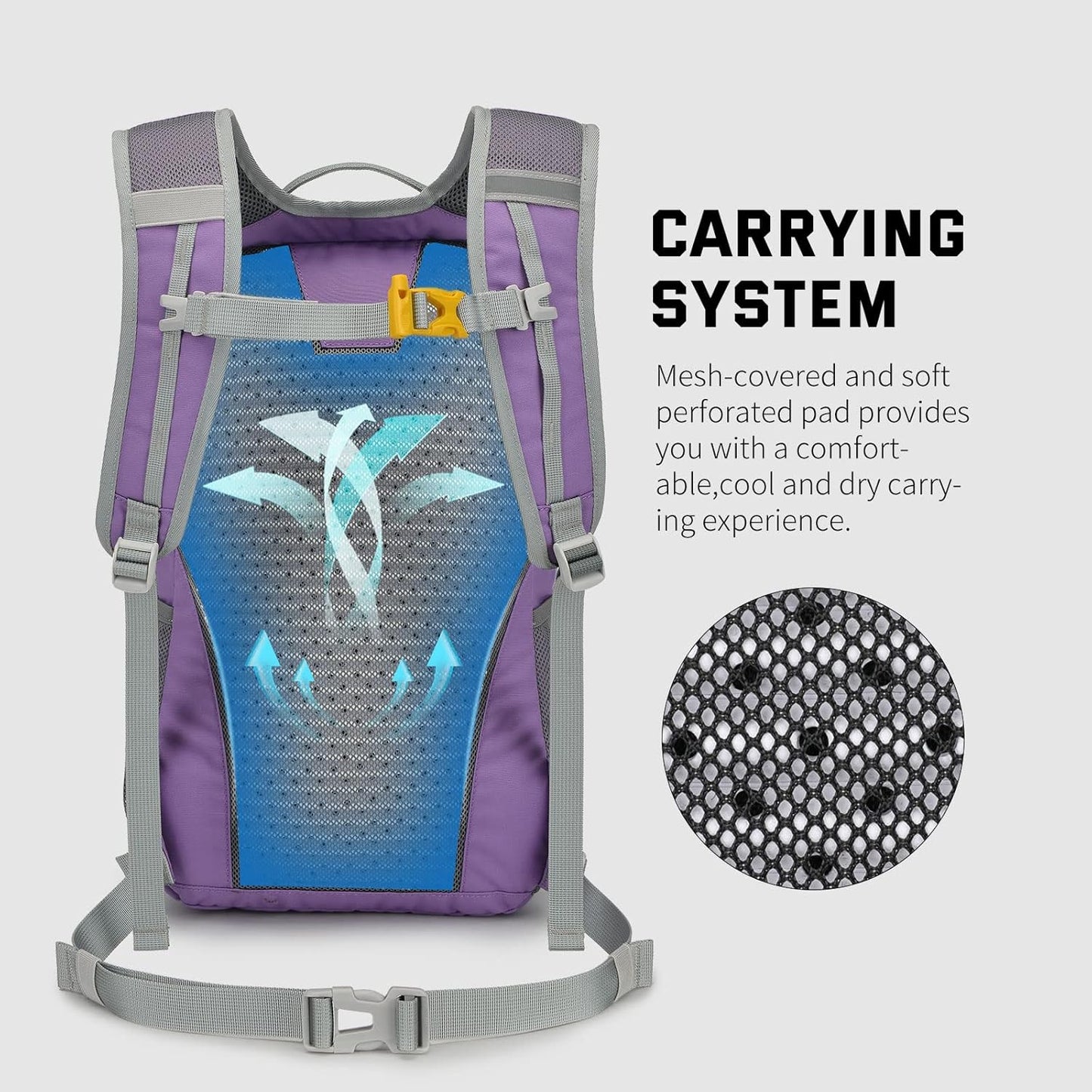 SKYSPER Small Hiking Backpack, 20L Lightweight Travel Backpacks Hiking Daypack for Women Men