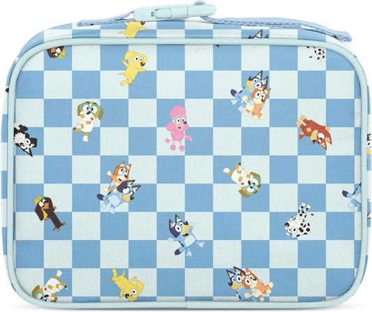 Simple Modern Bluey Kids Lunch Box for School | Reusable Insulated Lunch Bag for Toddler, Girl, and Boy | Exterior & Interior Pockets | Hadley Collection | Bluey Checkmate