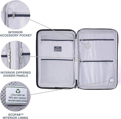 Travelpro Maxlite Air V2 Hardside Expandable Checked Luggage, 8 Spinner Wheels, Lightweight Hard Shell Suitcase, TSA lock, Shadow Grey, Checked Medium 25-Inch
