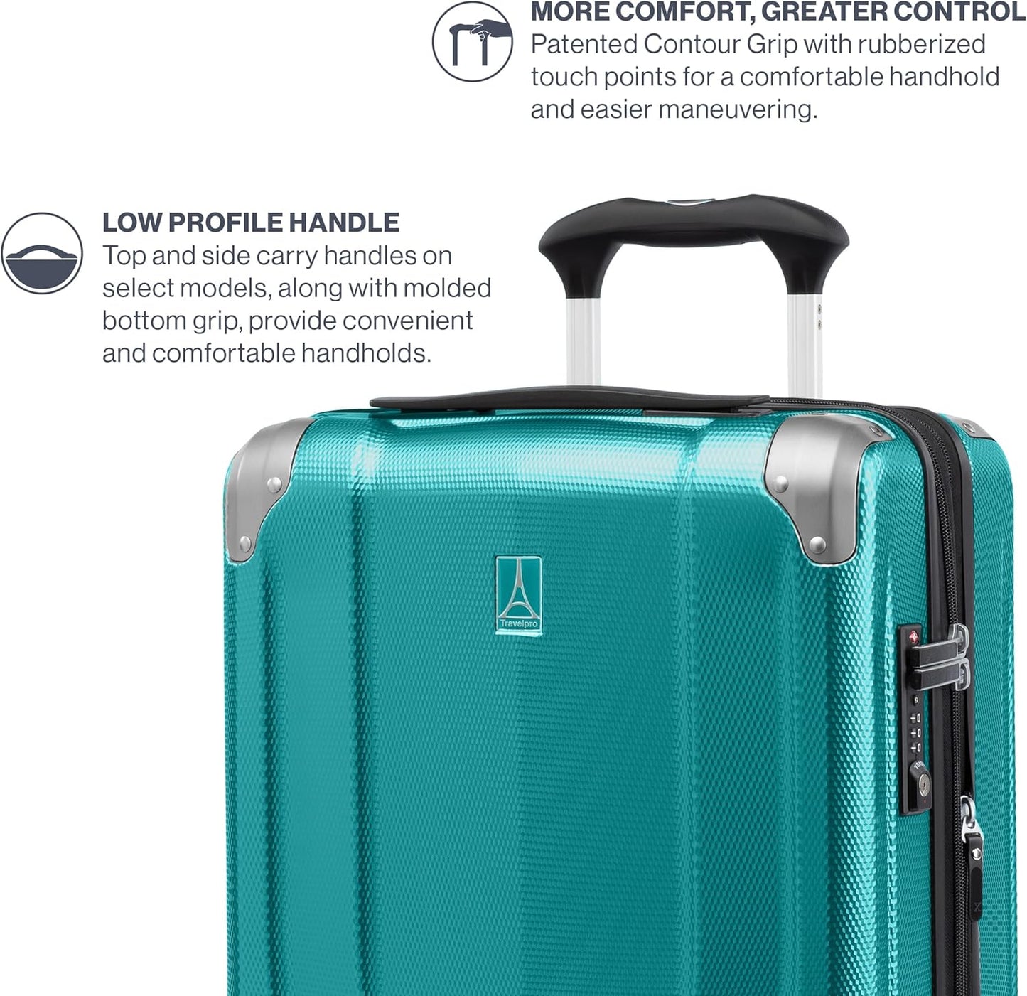 Travelpro Pathways 3 Hardside Expandable Luggage, 8 Spinner Wheels, Lightweight Hard Shell Suitcase, Carry On 21 Inch, Kayak