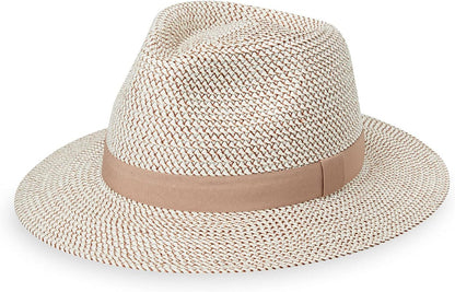 Wallaroo Hat Company Women’s Petite Charlie Fedora – UPF 50+, Packable Design, Adjustable Sizing for Smaller Crown Sizes